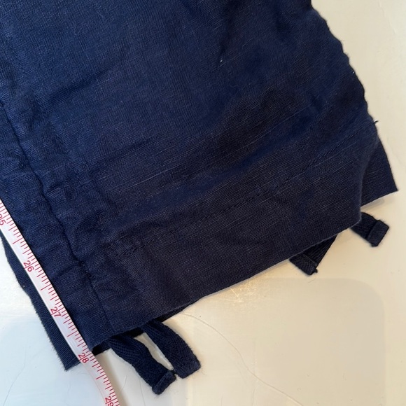 Linen adjustable pants with rhinestone details - Picture 15 of 15